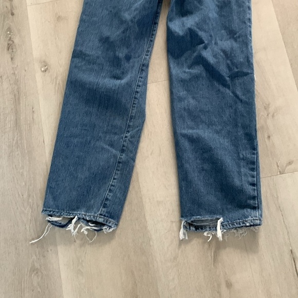 LEVI’S 94 BAGGY HIGH RISE JEANS size 26 distressed medium wash - Picture 13 of 13